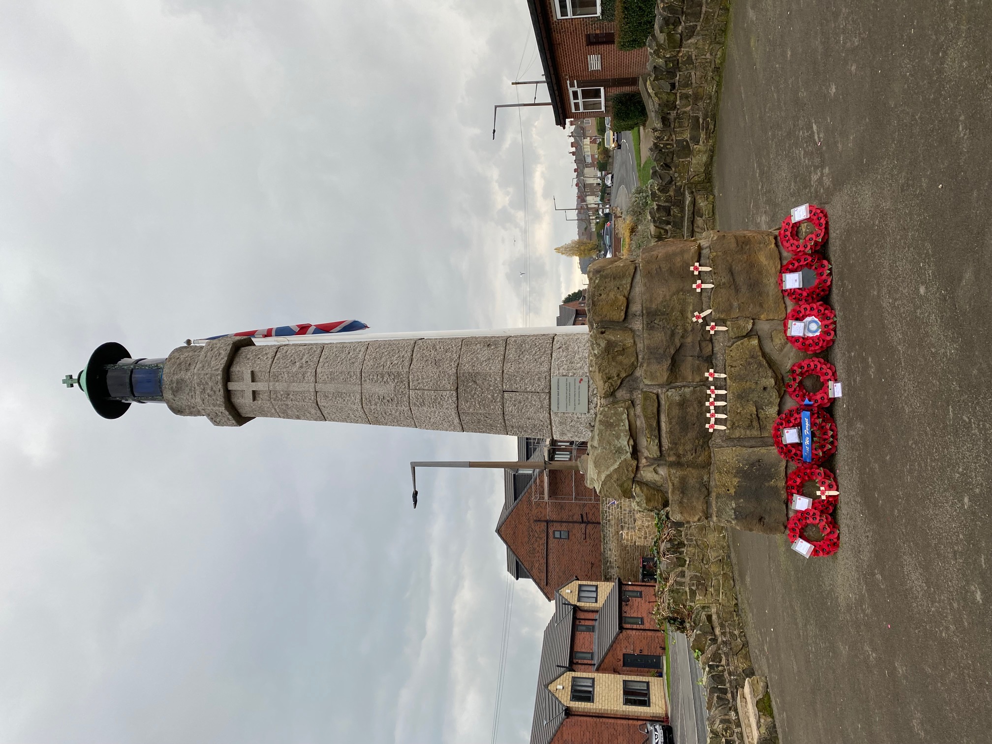 Cenotaph on remembrance day